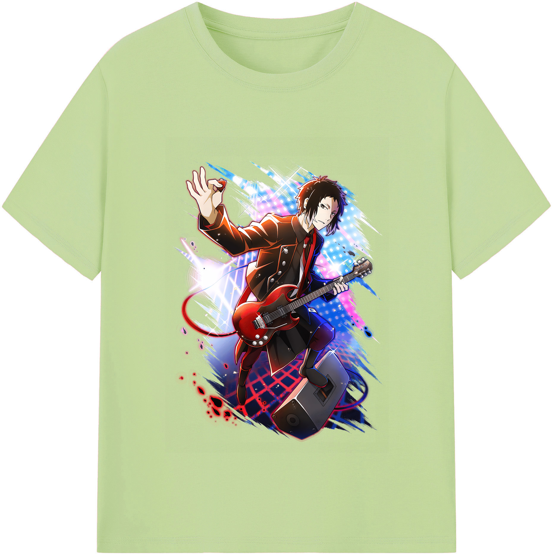 （画像用） 文豪ストレイドッグス Bungo Stray Dogs 綿100％半袖Tシャツ（フロントプリント）